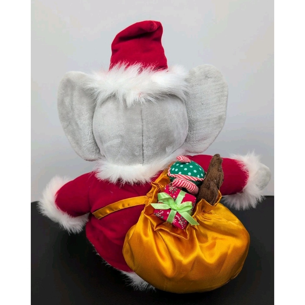 Applause Babar‎ Father Christmas Santa Vintage Plush Limited 2299/5000 With Tags - Picture 3 of 6